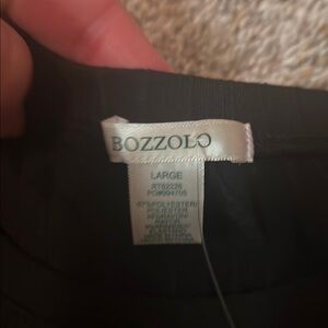 Bozzolo Elegant Black Blouse